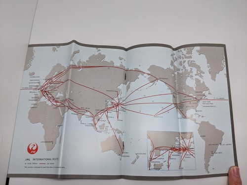 JAL JAPAN AIR LINES Airline Timetable for July August 1978 - Picture 2 of 10