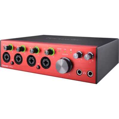 Focusrite Clarett+ 4Pre 18-in/8-out audio interface for the complete creator