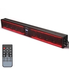 KEMIMOTO 16 26 33 39IN Universal RGB ATV UTV Sound Bar Speaker Marine So G2U