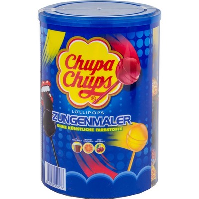 Chupa Chups Lollipops Zungenmaler 100 Stück - Cola, Orange, Kirsch