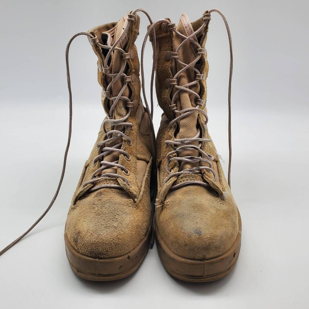 Belleville AFTW Boots Men 13.5 R Coyote Brown Lace Up Goretex Flight Approved Amazon.com: Belleville C793 8in Flight Boots - Waterproof  main image 3