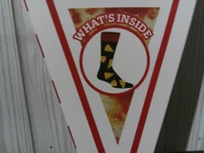 Adults Sockopath Crew Socks size M (8-12) & W (9-14)/Pizza