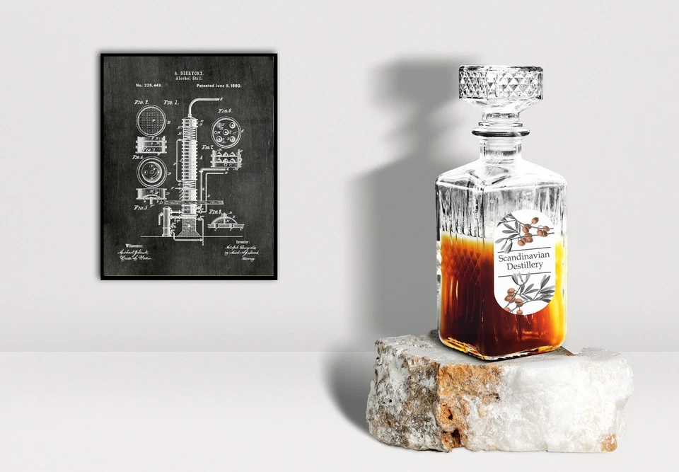 Запрет декор Speakeasy гараж подвал бар 6 виски бурбон печати 8 x 10 - Изображение 2 из 4