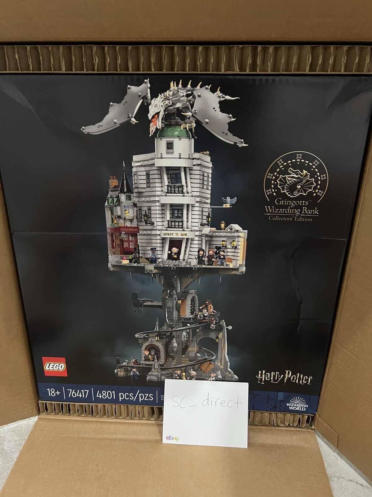 🔥 Lego Harry Potter 76417 Gringotts Wizarding Bank - New Sealed Retired Set
