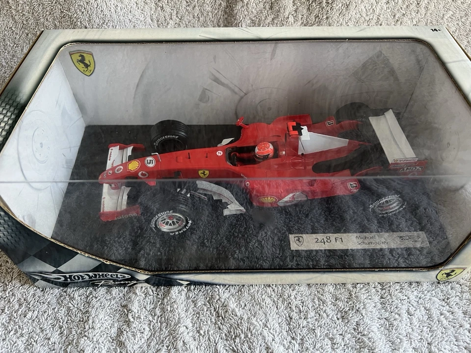 Hot Wheels 1:18 Ferrari 248 F1 Michael Schumacher 2006 J2980 – Sealed Box - Image 2 of 4
