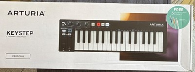 Arturia KeyStep 32-Key Slimkey MIDI Keyboard Controller Sequencer CV/Gate Out
