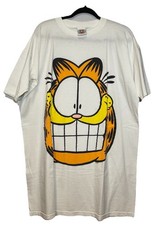 Vintage Garfield Sleep Shirt Nightshirt OSFA Single Stitch 1978 Giant Face