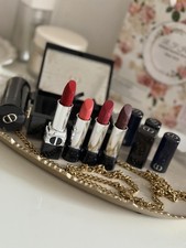 Dior Rouge Dior Minaudière edizione limitata pochette e porta rossetti set regalo nuovo