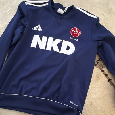 adidas 1. FC Nürnberg ClimaWarm Sweatshirt/Pullover Gr. S Blau Weiß Rot