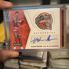 2019-20 Panini Chronicles - Hall of Fame Autographs Hakeem Olajuwon #HF-HOJ Red