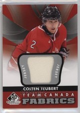 2012-13 SP Game Used Edition Team Canada Fabrics Colten Teubert #TC-6 0n8h