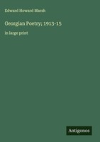 Edward Howard Marsh | Georgian Poetry; 1913-15 | Buch | Englisch (2025)