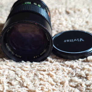Vivitar 135mm f2.8 Auto Telephoto Lens Komine Japan 55mm Universal M42 Mount