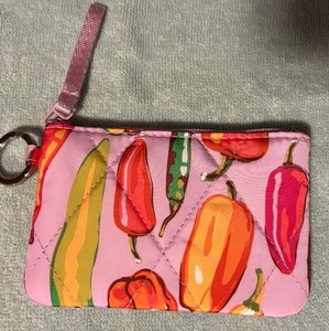 Vera Bradley Outlet Peppers Zip ID Holder - Mild Scuff On Plastic