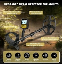 SAKOBS Metal Detector for Adults Professional   Higher Accuracy 9 Types of