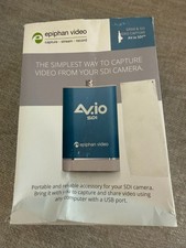 Epiphan Video AV.IO SDI Grab and Go SDI Video Capture Card in Blue Open Box