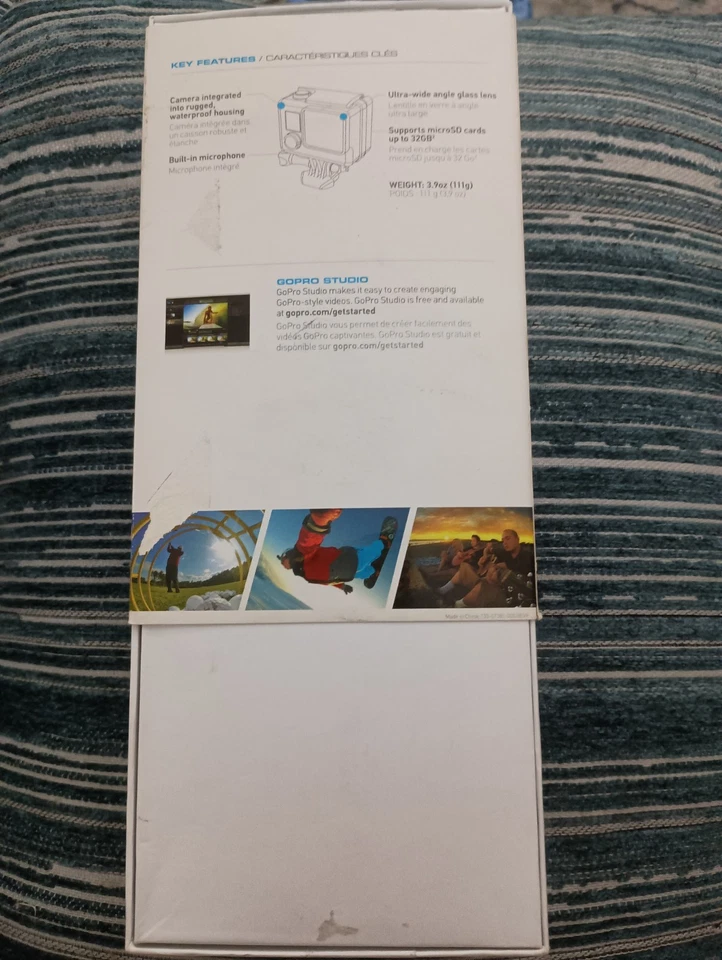 GoPro HERO Model HWBL1 waterproof to 40 Meters NEW Sealed in the Box BLACK  - Image 4 of 4