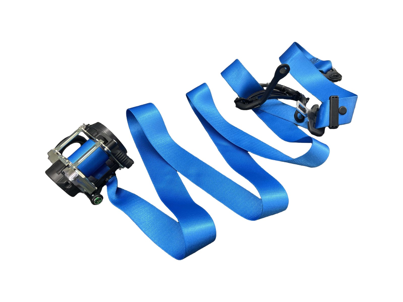 BMW i8 2014-2019 Front Right Seat belt retractor Blue