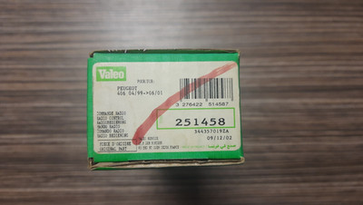 RADIO CONTROL SWITCH FOR PEUGEOT 406 VALEO 251458