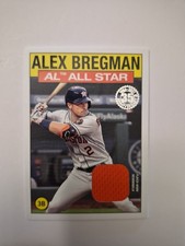 2021 Topps - 1986 Topps All-Star Baseball Relics Alex Bregman #86ASRAB (MEM)