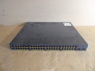 Cisco Catalyst 2960-XR Series WS-C2960X-48FPD-L V05 Ethernet Switch + RACK EARS