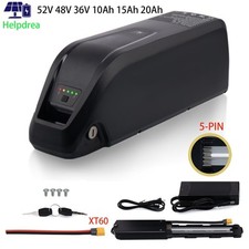 52V 48V 36V 10Ah 15Ah 20Ah Ebike Battery Lithium Battery Electric Bike 0-2000W