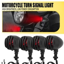 4* For Harley Davidson Softail Dyna Motorcycle Turn Signals Indicator Lights