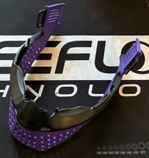 Máscara de paintball JT ProFlex X con fondo flexible negra/púrpura