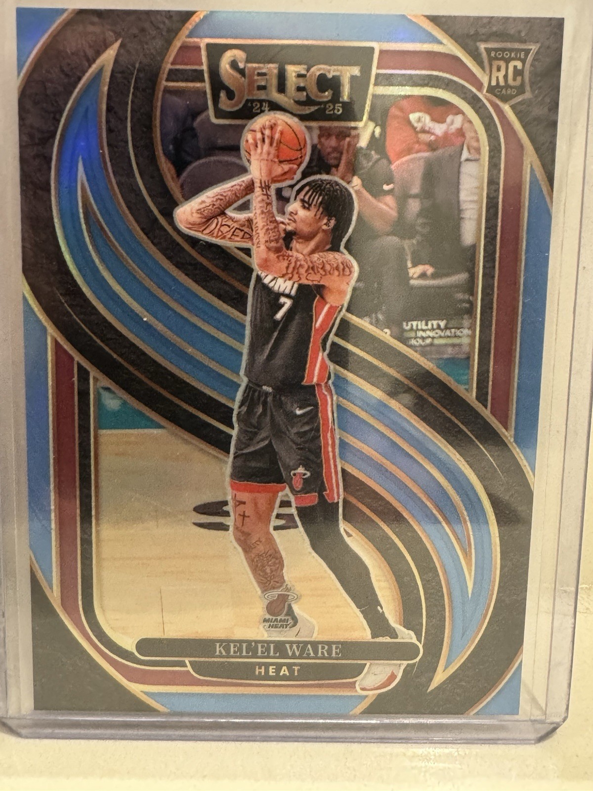 2024 Panini Select Kel'el Ware #191 Premier RC Light Blue Prizm /299 Rookie Heat