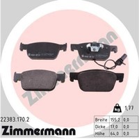 Zimmermann BremsbeläGe Bremsbelegsatz Vorne FüR Audi A4 Avant A5 Sportback