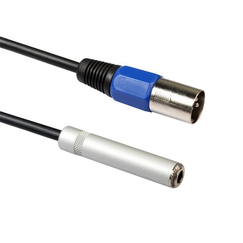 Neutrik - Adattatore Xlr Xlr 3p (f) - 6.35 Mm Femmina Argento