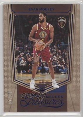 2021 Panini Chronicles Timeless Treasures Blue 57/99 Evan Mobley Rookie RC 02v3