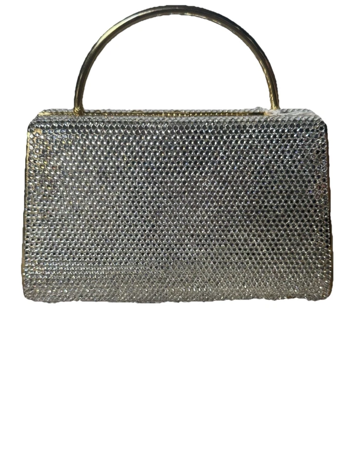 Judith Lieber Swarovski Crystal Evening Bag With Mirror, Chain, Comb And Coin - Image 1 of 4