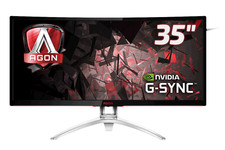 AOC AGON AG352UCG 35" Curved WQHD 21:9 3440x1440  Gaming Monitor G-SYNC READ 