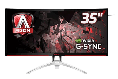 AOC AGON AG352UCG 35" Curved WQHD (21:9 3440x1440)) Gaming Monitor G-SYNC (READ) video thumbnail