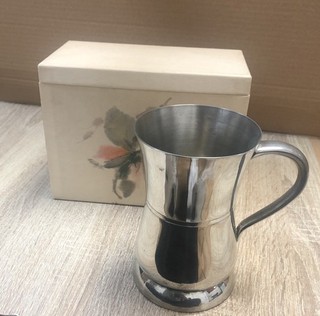 Vintage Pinder Bros Pewter Tankard Mug English Pewter Sheffield Boxed