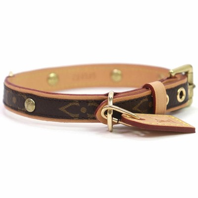 Louis Vuitton Collar M58072 Collier Baxter PM Monogram Dog Small Pet w/Boxed