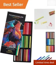 Richly Pigmented 36-Pack Nupastel Firm Pastel Sticks - Water-Resistant & Smooth