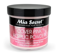 Mia Secret Cover Pink Acrylic Powder (8 oz), 8 Ounce (Pack of 1),