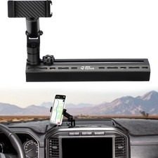 JOYTUTUS Aluminum Phone Holder Dash Mount For Ford F150 2021-2025 Stable Install