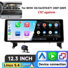 F�r BMW X5 E70 X6 E71 CCC 07-09 Autoradio Linux Touch Display inkl. R�ckfahrkame