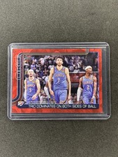 2025-26 Topps OKC Thunder Team Card Red Diamante 2/5 SGA (MVP) Jersey Match! #2