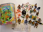 Huge 80s 90s Vtg TMNT Teenage Mutant Ninja Turtles Characters And Vehicle Lot