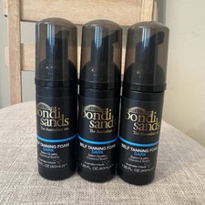 3x Bondi Sands Self Tanning Foam in Dark, Travel Size 1.35 fl oz/ 40 ml Each,New