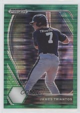 2021 Panini Prizm Draft Picks Green Pulsar Prizm James Triantos #PDP56 8d2