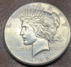 1922-S $1 Peace Dollar Uncirculated