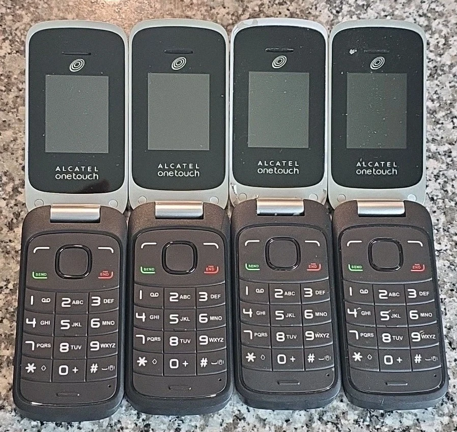 4 Alcatel A206G, Flip Phone, 3G/2G, TracFone, Prepaid, GSM, Each Sold Separate - Image 4 of 4