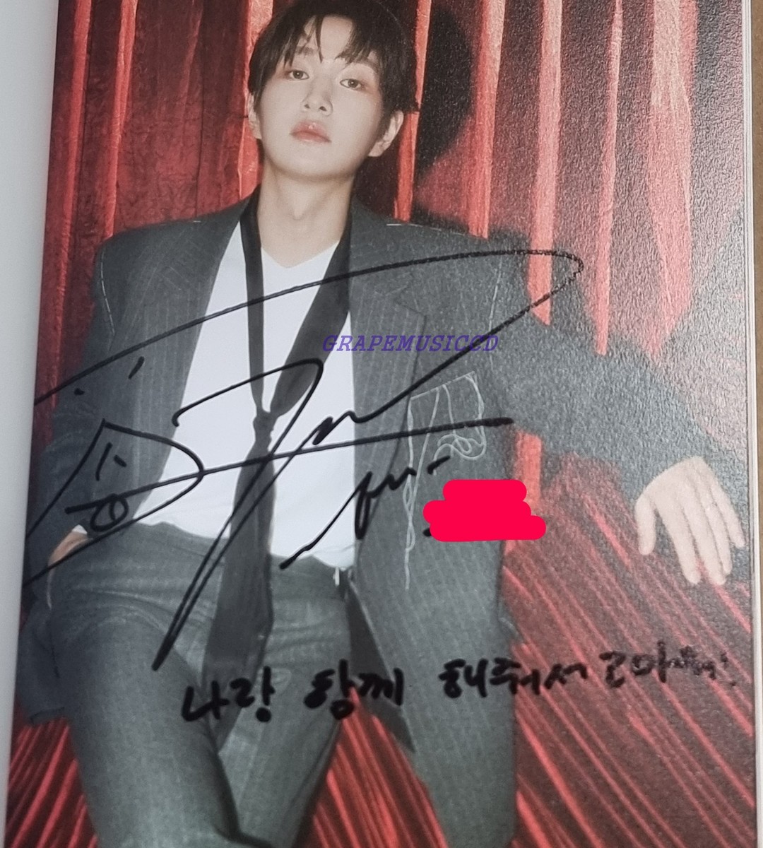 SHINee　オニュ　直筆　サイン　ボール FIVEコン　5周年 SHINee5 ONEW SHINEE 5TH EP TOUGH LOVE BOOK Ver. K-POP REAL SIGNED