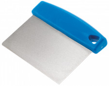 SPATOLA TAGLIAPASTA RIGIDO LAMA IN ACCIAIO TAGLIA IMPASTO 7.5X15 PIZZA CUCINA