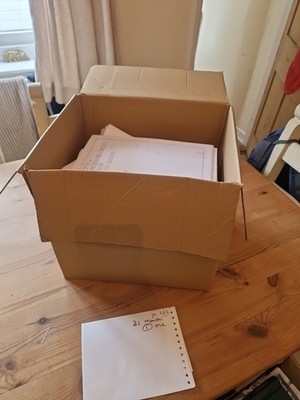 Sparse Pages stamps job lot Med Box 100,s Sparse Pages But Still Lots To Sort Heavy ...